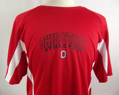 Knights Apparel The Ohio State Mens X-LARGE T Shirt Red OSU Tee Unisex S/S XL