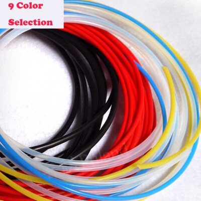 9 Colors PTFE Tube Tubing F46 Pipe Hose High Temp 260  ID 0.5~20mm OD 1 ~ 22mm