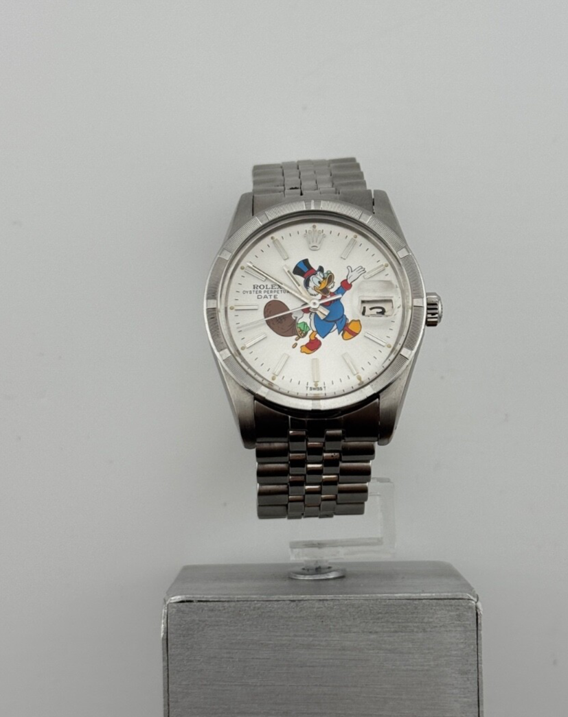 Rolex Oyster Perpetual Date Uncle Scrooge Cal 3035 T-Swiss-T Watch