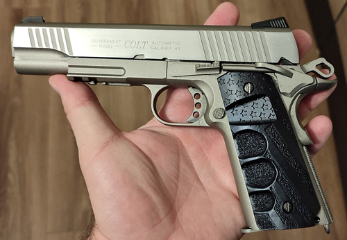 Colt 1911 Ivory-Like Grips, The Punisher