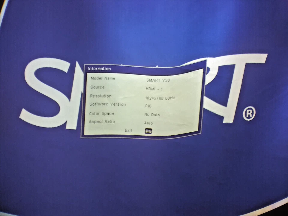 SMART V30 Projector, 3000 Lumens, XGA Short Throw, HDMI - Image 4 of 4