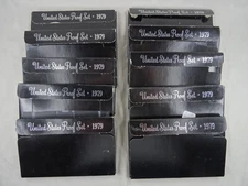 (10) 1979-S US Mint Proof Sets OGP Deep Cameo 50 Coins Wholesale Lot