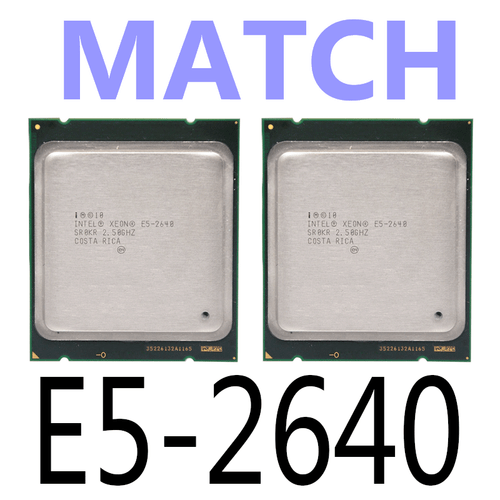 intel Xeon E5-2640 E5-2640 V2 E5-2643 E5-2643 V2 CPU Processor - Picture 2 of 5