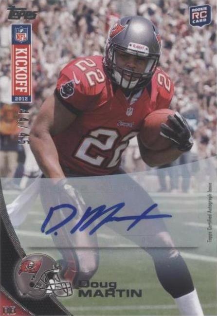 2012 Topps Kickoff Doug Martin #6 - 1 of 2
