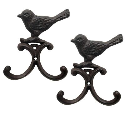 Vintage Cast Iron Animal Bird Wall Décor Hooks Hanger Wall Rack for Home Gard...