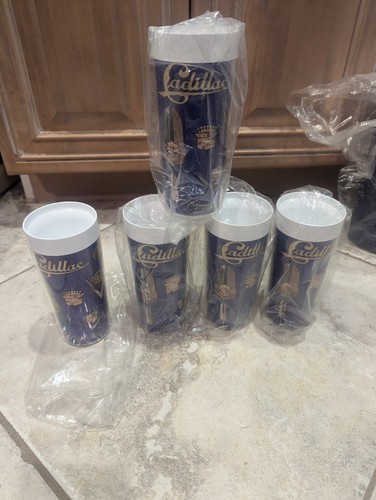 Set Of 14 NEW Cadillac Certified Craftsman’s League Tumbler Pitcher Mug Promo - Picture 6 of 11