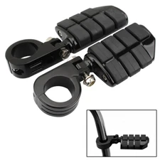 1.25" Highway Bar Footpegs w/ Short Mounts For Indian Roadmaster Chief Chieftain