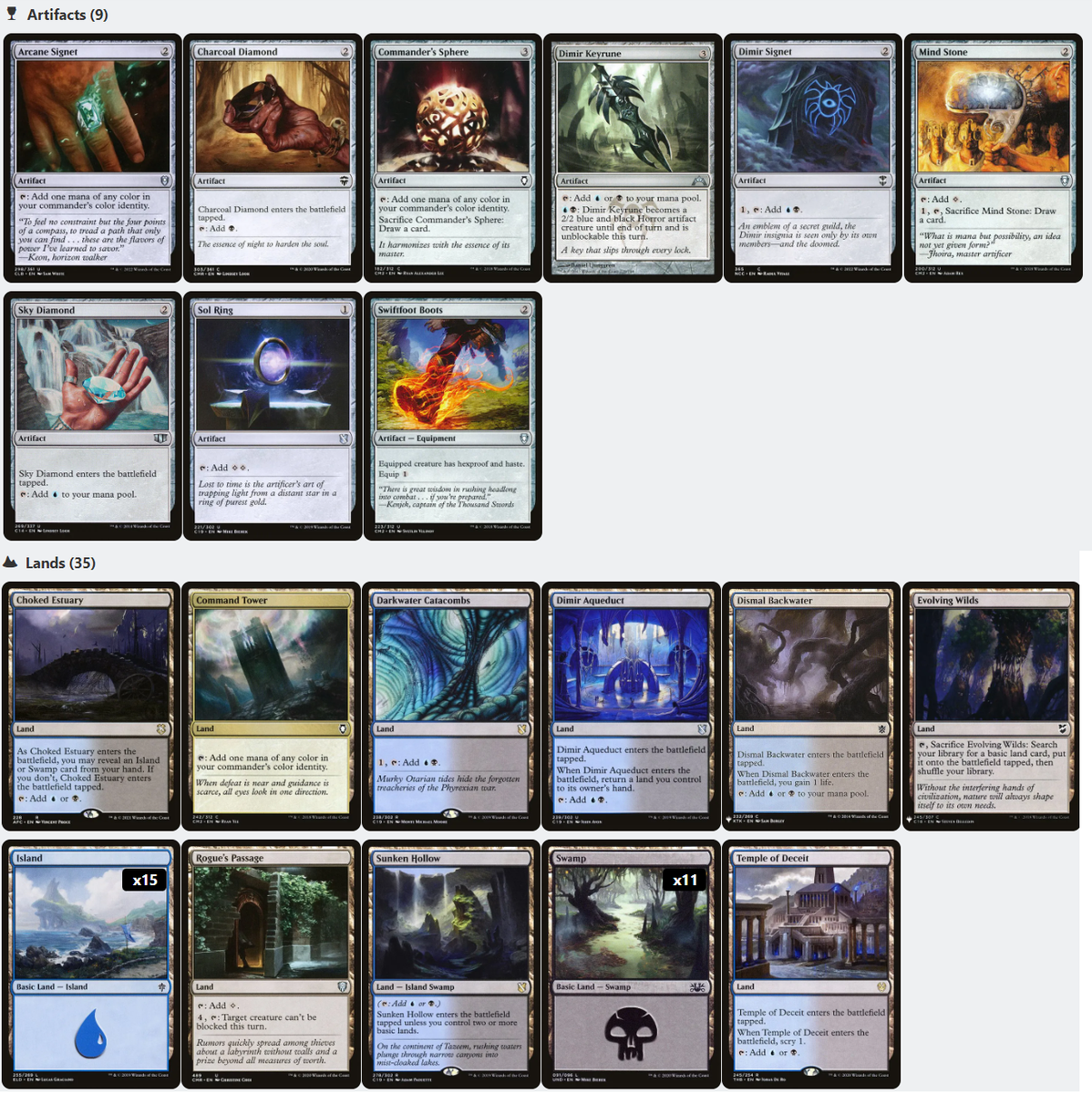 Satoru Umezawa NINJA TRIBAL NINJITSU Magic MTG Custom Commander