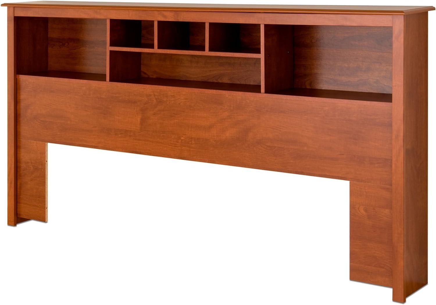 Stylish Freestanding King Headboard with Bookcase, Bookcase Style