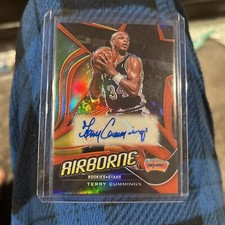 2019-20 Panini Chronicles - Airborne Signatures Red #AB-TCU Terry Cummings (AU)