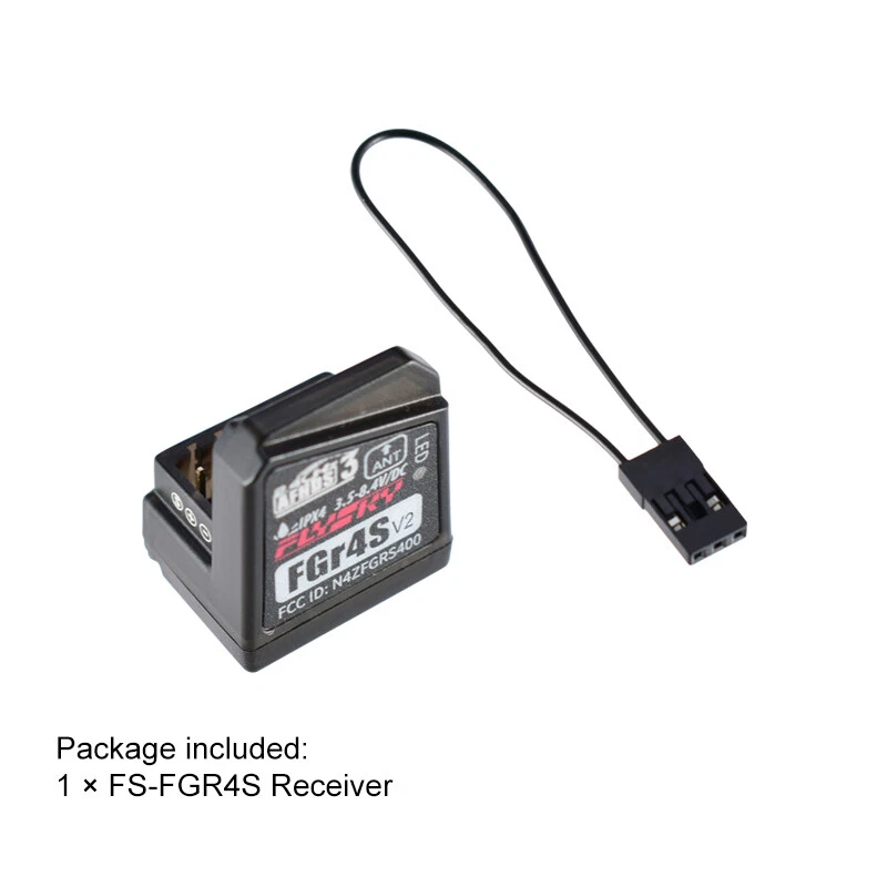 Flysky FGR4S FS-FGR4S 4CH 2.4G Receiver Can Be PPM/IBUS for FS-FG4 Transmitter - Image 4 of 4