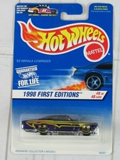 Hot Wheels 1998 635 First Editions Series 8/48 '65 Impala Lowrider Purple