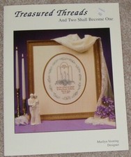 Treasured Threads 'And Two Shall Become One' Counted Cross Stitch Pattern - New