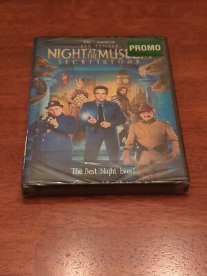 Night at the Museum Secret of the Tomb DVD 2014 Ben Stiller (Torn Plastic) NEW