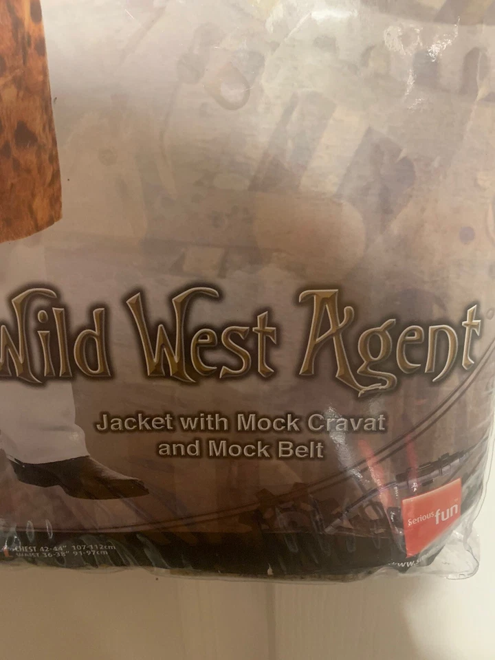 Новый Smiffy's Wild West агент паровой панк дирижер костюм взрослый размер большой 42-44 - Изображение 3 из 4