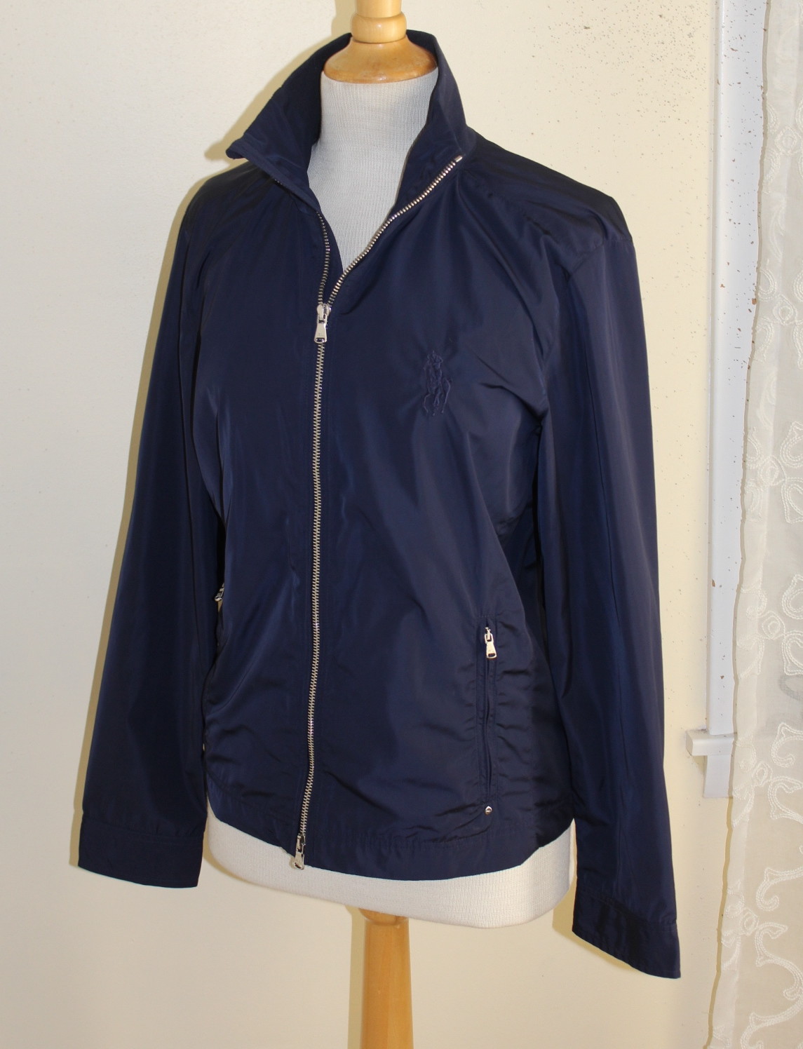Ralph Lauren Golf misura UK M Big Pony con Zip Vento Active Sportivo Giacca Da