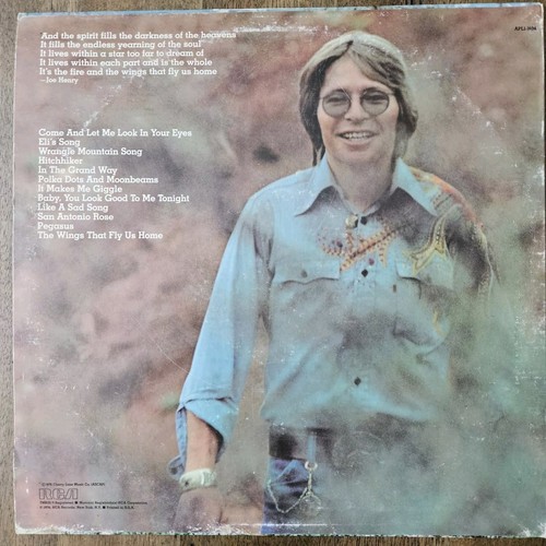 John Denver "Spirit" 1976 ♫ Vinyl LP Record Album (EX disc) - Picture 11 of 15