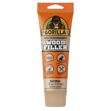 Gorilla High Performance Natural Wood Filler 6 oz Interior/Exterior Ready To Use