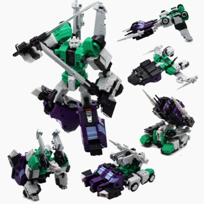 New Transformable  MF-27G Sixninja Sixshot Mini Action Figure Toy