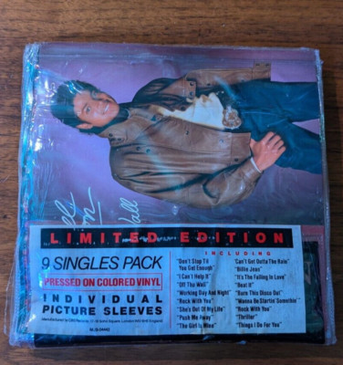 Michael Jackson Limited Edition 9 Singles Pack Sealed