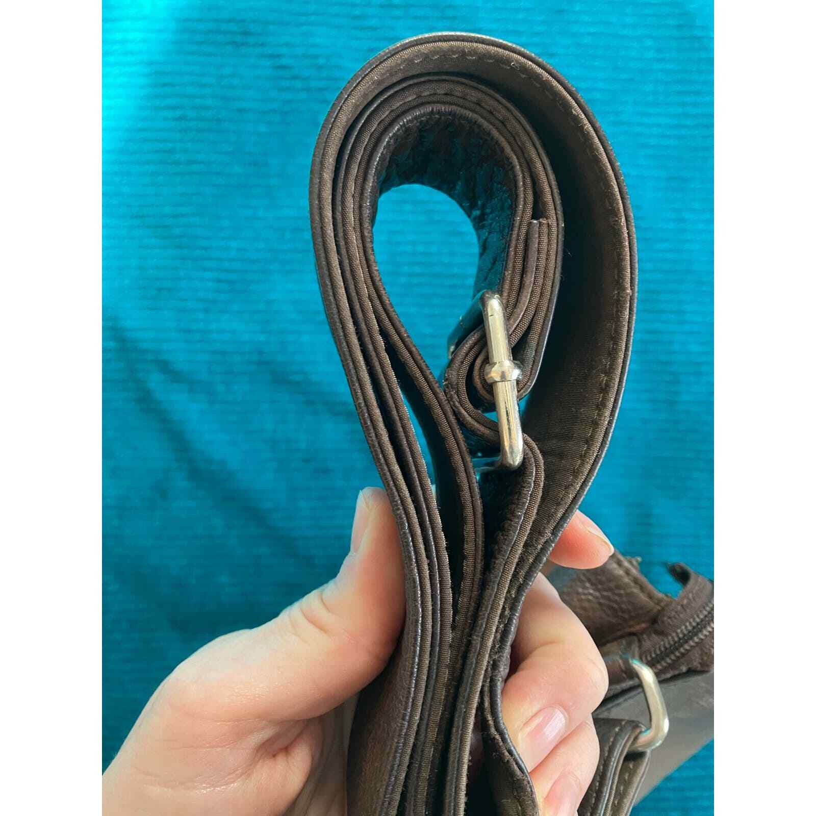 Fossil Rugged Pebbled Leather Mini Messenger Cros… - image 7