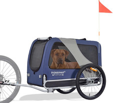 Premium XL Pet Bike Trailer for Large Dog or Multiple Small Dogs, up to 100 Lb