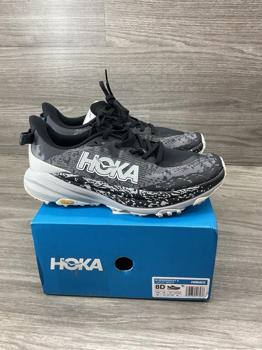 【トロピカル】 HOKA Speedgoat 6 Trail Running Shoes Black/Stardust 1147791-BKSTR