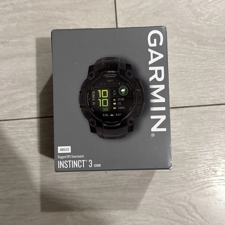 Garmin Instinct 3 AMOLED Smart Watch 50mm Charcoal - Brand New ⌚️ UK STOCK - Image 2 of 4