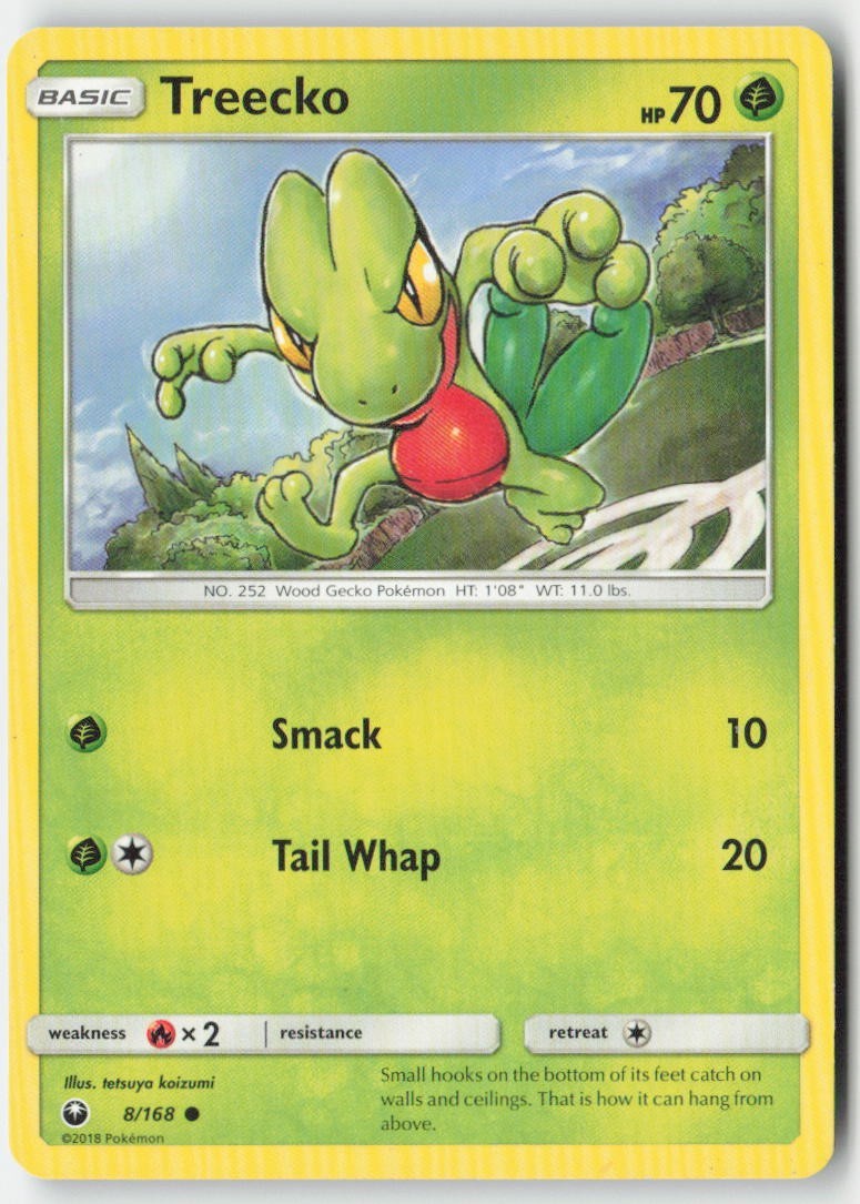 Treecko 8/168 Common MP Regular - Celestial Storm