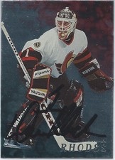 1998-99 Be A Player DAMIAN RHODES Ottawa Senators Autograph #96