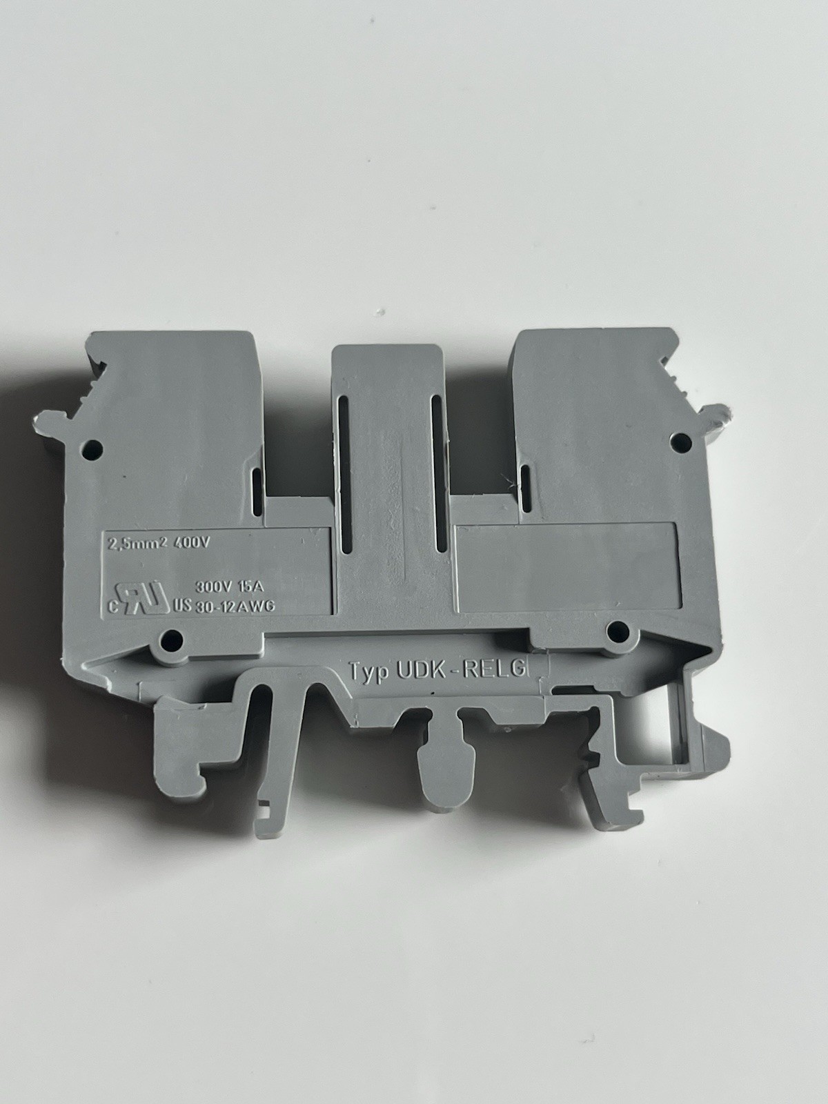 Lot of 10 Phoenix Contact UDK-RELG DIN Rail Relay Terminal Blocks 2.5mm² Gray