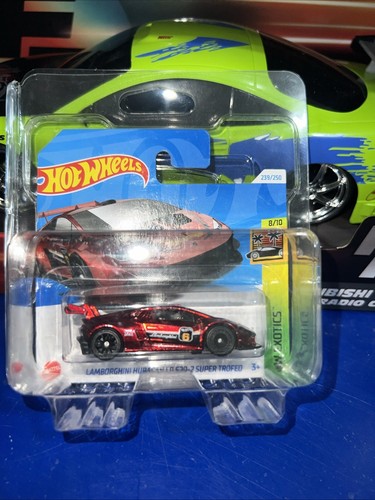 2024 Hot Wheels RED LAMBORGHINI HURACAN LP G20-2 Super Treasure Hunt SHORT CARD