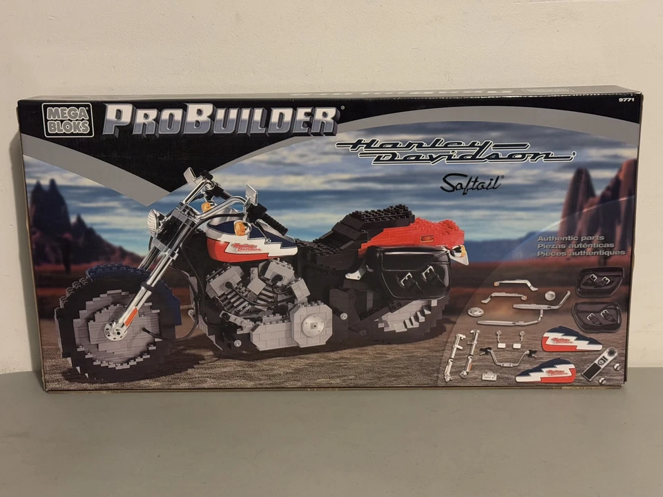 Mega Bloks Pro Builder Harley Davidson Softail 9771 Brand NEW Factory Sealed - Image 3 of 4