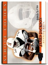 2001 Pacific Invincible #16 James Jackson School Colors #/2750