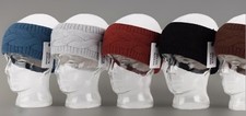 Fleece Lined Knit Headband Ear Warmer Winter Soft Stretch Cable Knit PACK OF 5 