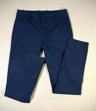 Kit And Ace Navigator Commute Trousers Mens W30 L32 Navy Blue Technical Chinos