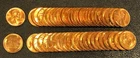 1955-D COMPLETE 50ct ROLL Lincoln Wheat Cents Pennies ALL BU UNCIRCULATED! Coins
