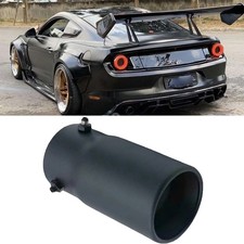 1pc Exhaust Pipe Tip Rear Tail Throat Muffler 38-70mm For Ford Mustang
