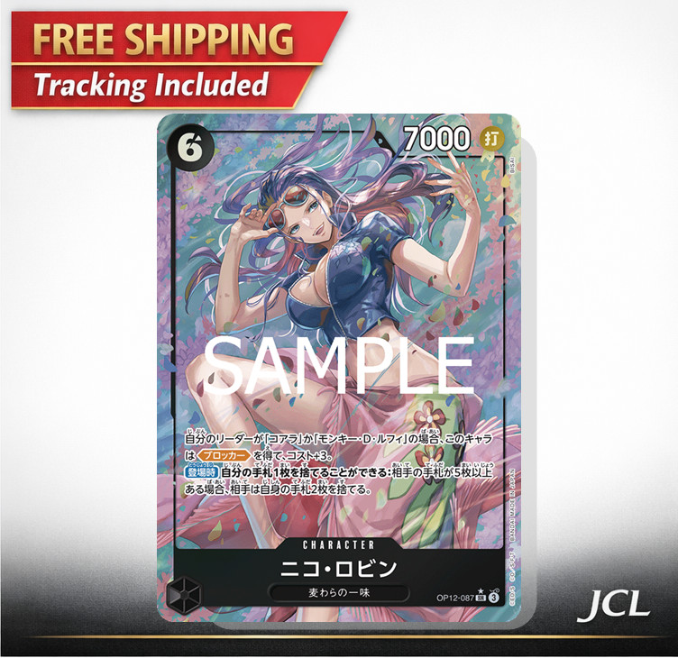 Nico Robin Alt Art OP12-087 SR Legacy of the Master ONE PIECE Card Japanese