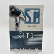 2002 SP Authentic Game Jerseys Barry Zito #J-BZ
