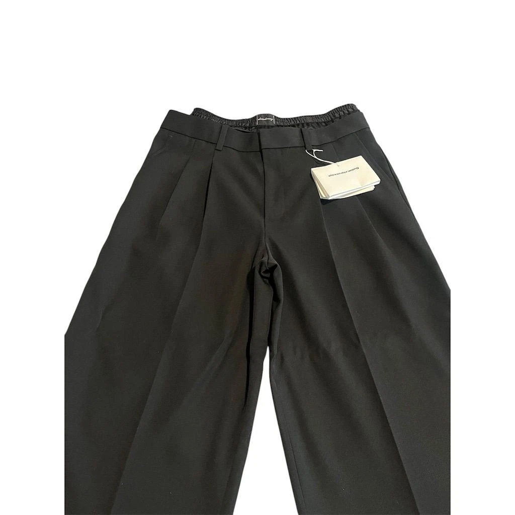 Alexander Wang pantalone sartoriale vita bassa slip boxer a vista donna S $695 prezzo consigliato