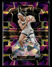2024 Panini Select WNBA #24 Isabelle Harrison Prizms Purple Ice #/149 card