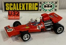 Scalextric Slot Car Exin C-48 Ford Tyrrell 001 F1 8 Dark Red J. Stewart