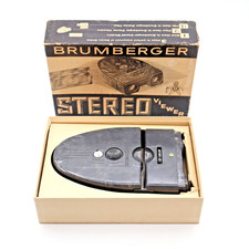 Vintage Brumberger Stereo Viewer 1265 with Original Box - 401