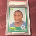 Score 1989 Barry Sanders Detroit Lions Rookie Card #257 PSA 9 NFL Football