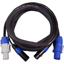 Blizzard Lighting powerCON TRUE1 Power/5-Pin XLR DMX Combo Cable, 10'