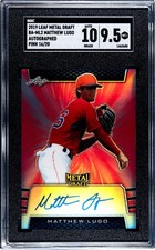2019 Leaf Metal Draft Matthew Lugo PINK /20 SGC 9.5 w/10 AUTO