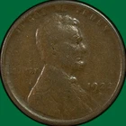 1922-D Weak D Lincoln Wheat Cent Fine F Coin #38455
