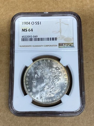 US 1904-O Morgan Silver Dollar MS-64