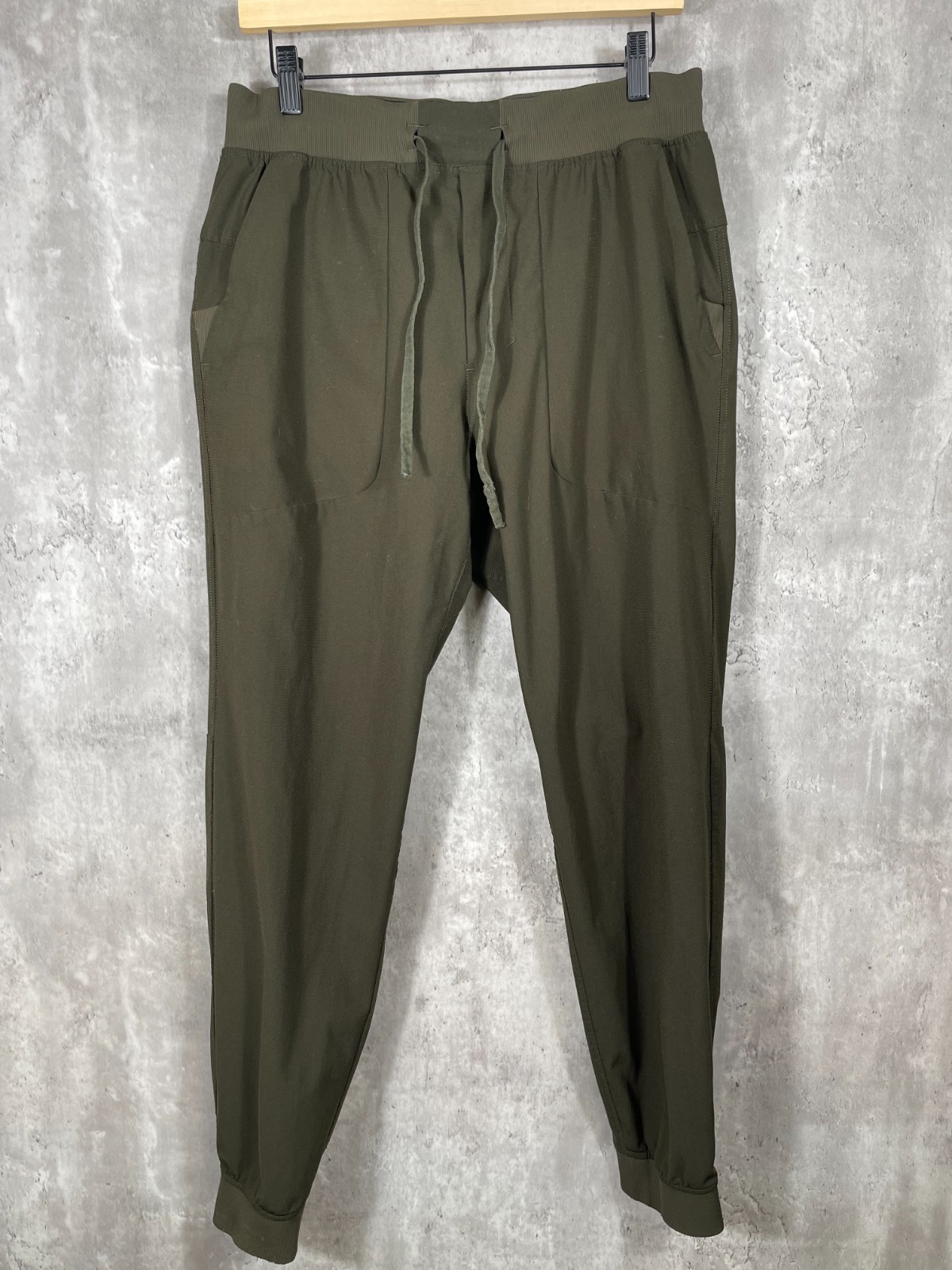 Lululemon Sweatpants Mens Large ABC Jogger Dark Green Yoga Gym Warpstreme